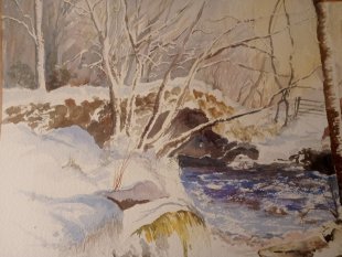 Hisley Bridge, Winter